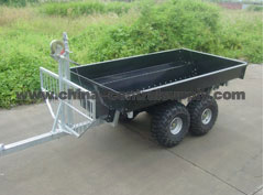 Timber trailer with tray TMT020